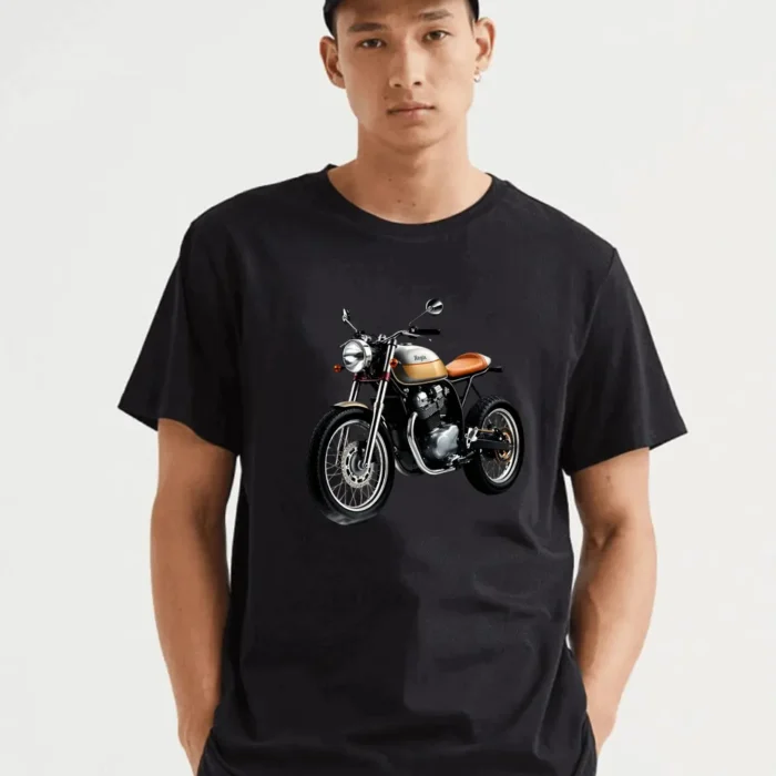 Classic Cafe Racer Shirt  Vintage Style Motorcycle Lovers Tee T-Shirt