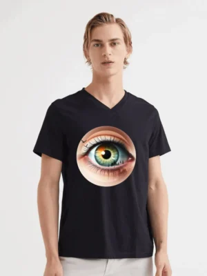 Nature In Your Eye Shirt  Surreal Landscape Iris Photography Design T-Shirt