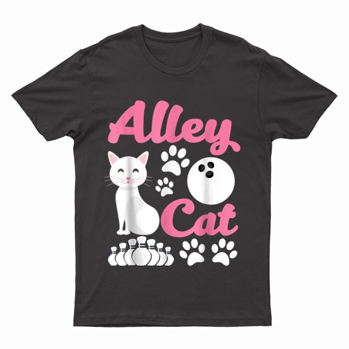 Alley C.at - Funny Bowling T-Shirt