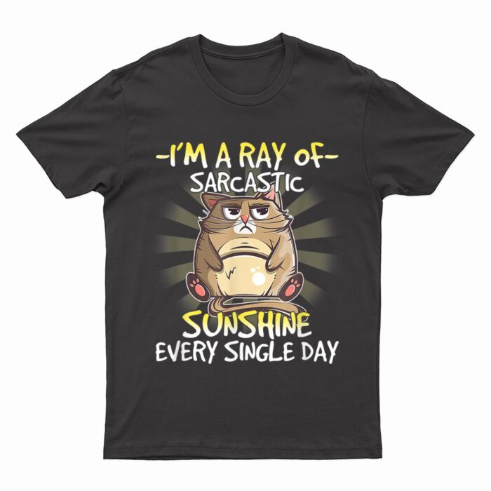 Cat I M A Ray Of Sarcastic Sunshine Every Single Day T-Shirt
