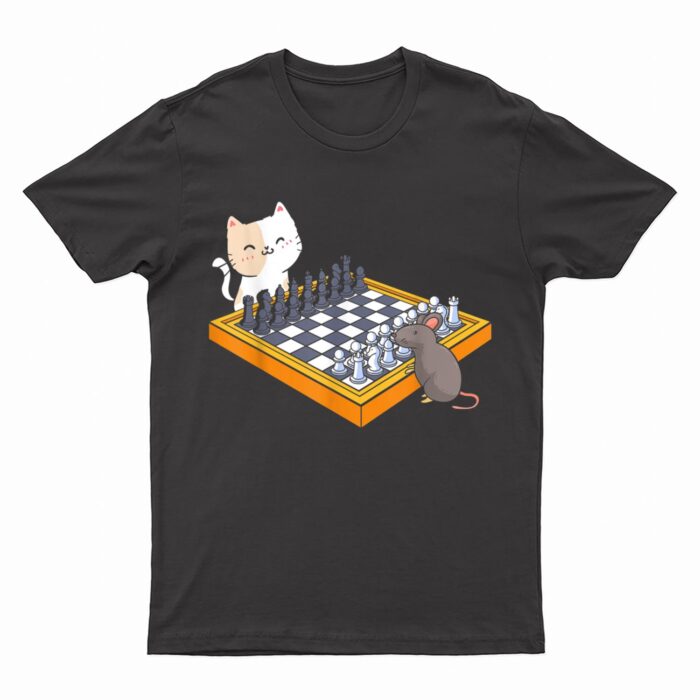 Cat Owner Chess Board Grandmaster Board Game Chess Player T-Shirt