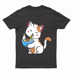 Cat Ramen Anime Kawaii Teen gift T-Shirt