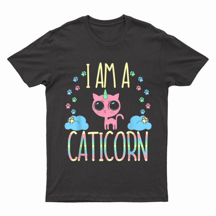 Caticorn Half Unicorn Half Cat Cute T-Shirt