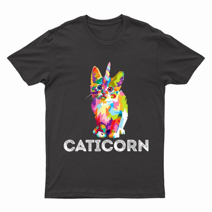 Caticorn Unicorn Cat Unikitty Kittycorn Meow Girls Women T-Shirt
