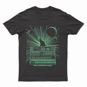 Cats On Synthesizers In Space T-Shirt