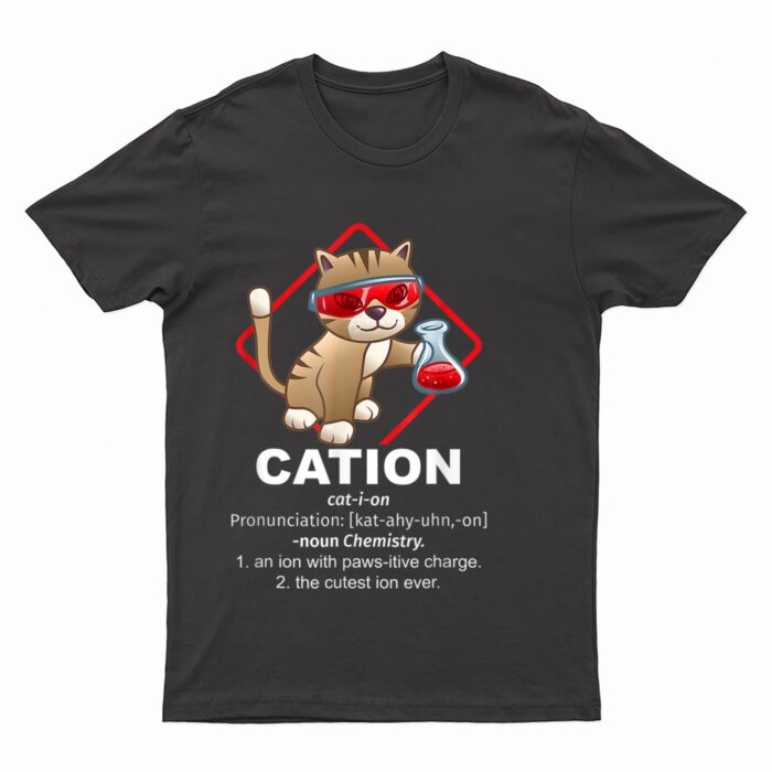 Chemistry Professor Kitty Science Day Cat Owner Chemist T-Shirt