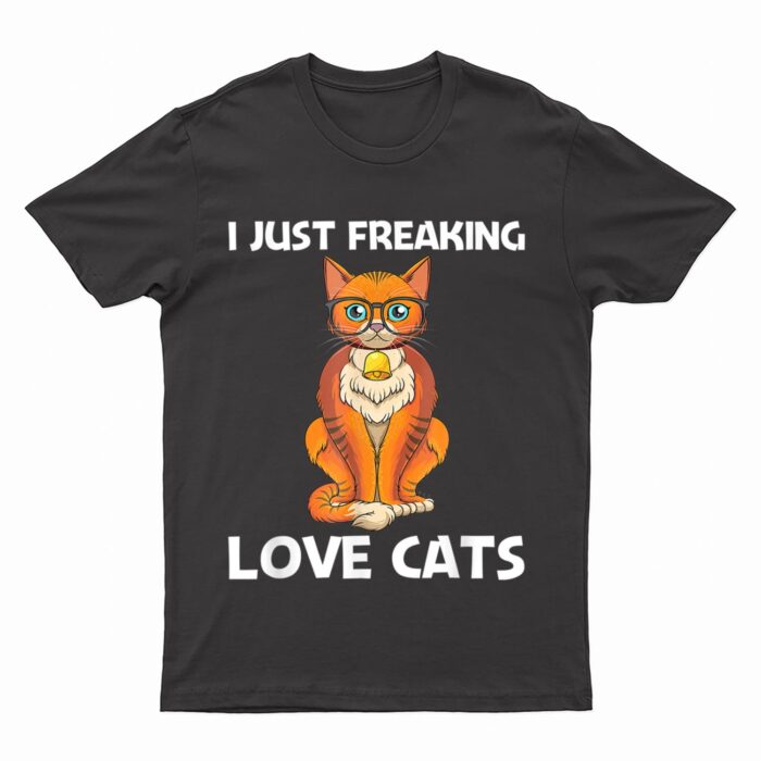 Cute Cat Design For Men Women Kitten Feline Pet Cat Lovers T-Shirt
