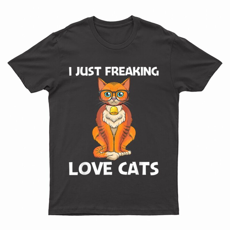 Cute Cat Design For Men Women Kitten Feline Pet Cat Lovers T-Shirt
