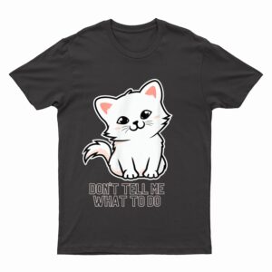 Don Ell Me What O Do Meme Funny Retro Style Vintage Cats T-Shirt