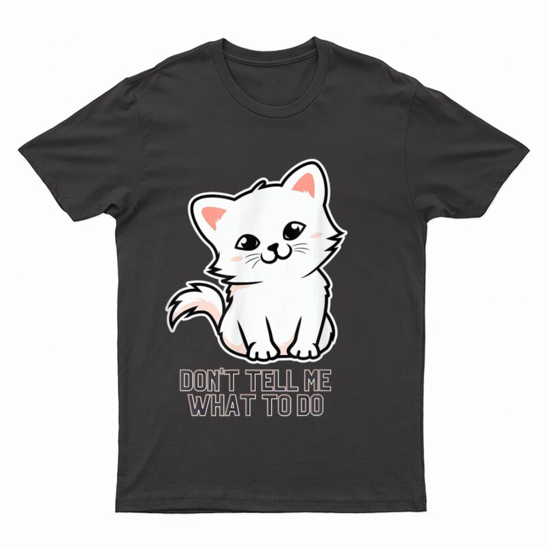 Don Ell Me What O Do Meme Funny Retro Style Vintage Cats T-Shirt