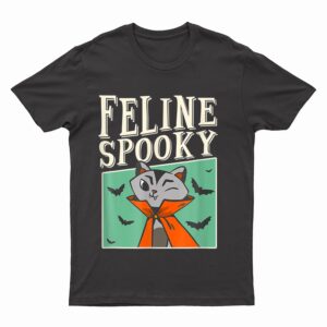 Feline Spooky Halloween Cat Owner Costume T-Shirt