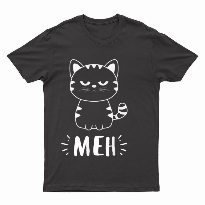Funny Cat Gift for Cat Lovers Meh Cat T-Shirt