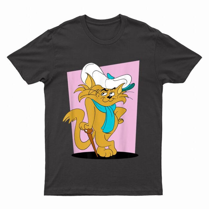 Graphic A Cat Seem Fat And Hat So Cute Adventures Cartoon T-Shirt