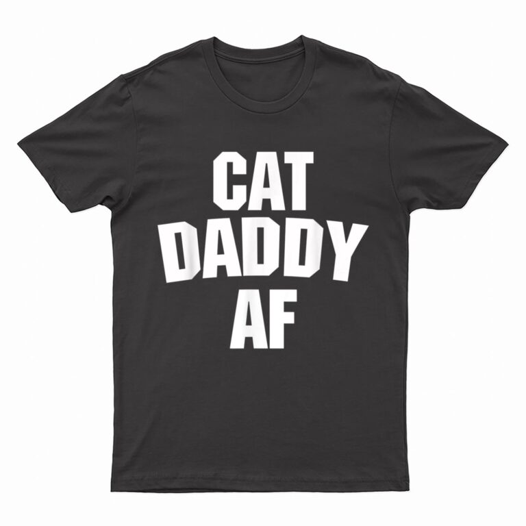 Mens Best Cat Dad Ever  - Cat Daddy AF Funny Cat T-Shirt