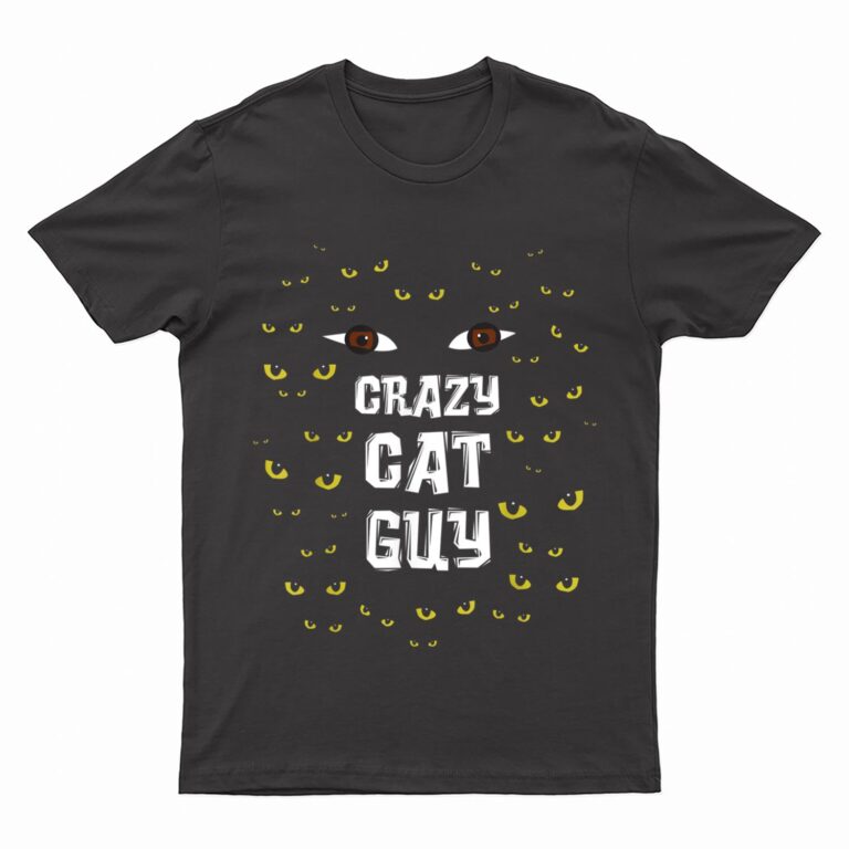 Mens Crazy Cat Guy & Cat Daddy T-Shirt