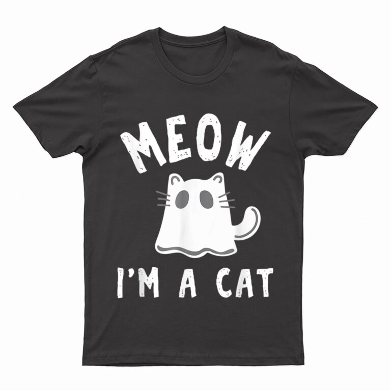 Meow I M A Cat Halloween Costume T-Shirt