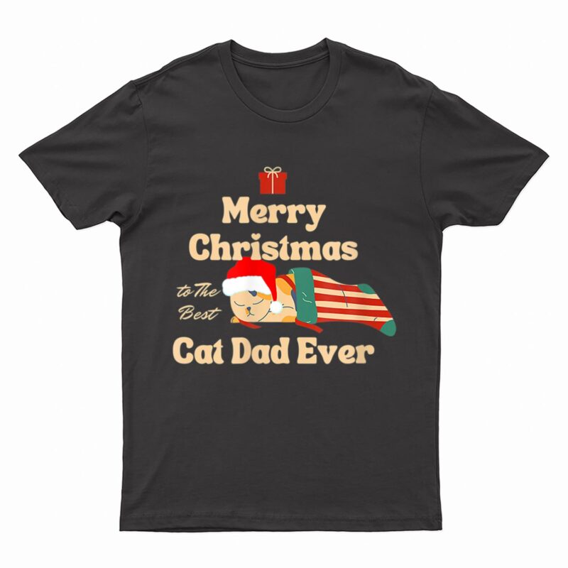 Merry Christmas Cat Friends T-Shirt