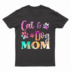Pet Cat Dog Mom Shirt For Women, Mothers Day T-Shirt