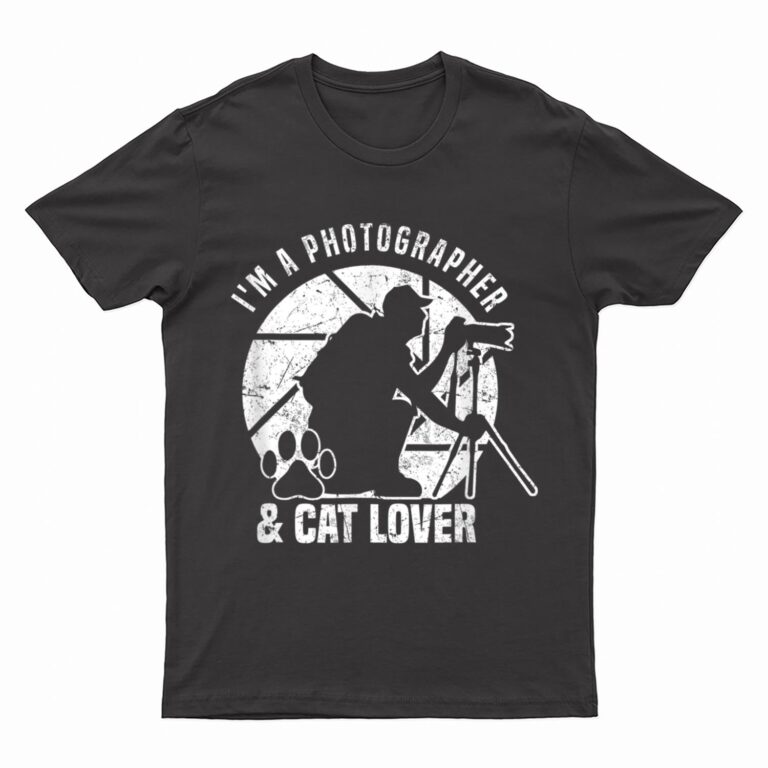 Photography I M A Photographer Cat Lover Photograph T-Shirt