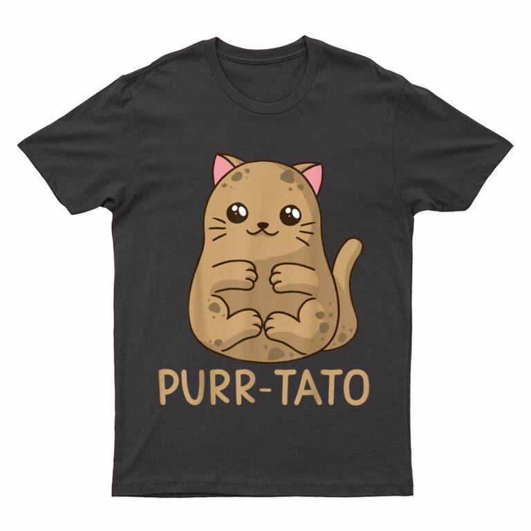 Purrtato Cat Potato Cat Lover Idaho Potatoes T-Shirt