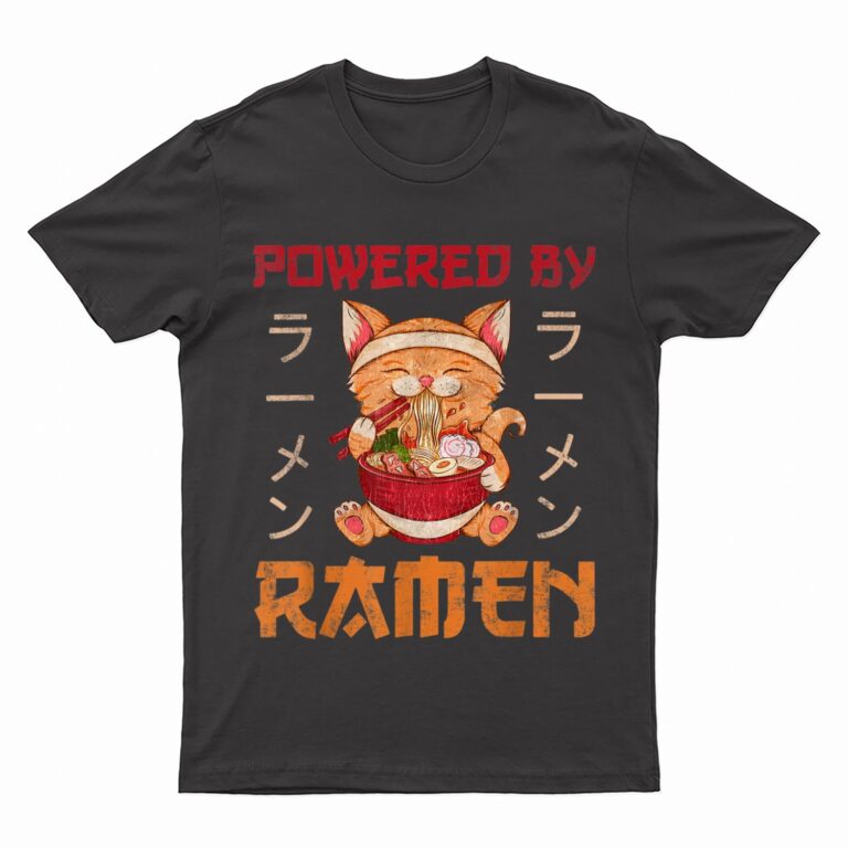 Ramen Cat Kawaii Anime Japanese Food Gift T-Shirt