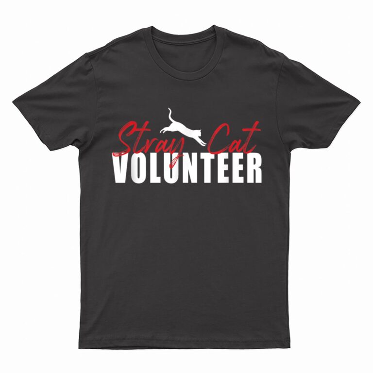 Stray Cat Volunteer Leaping Cat T-Shirt