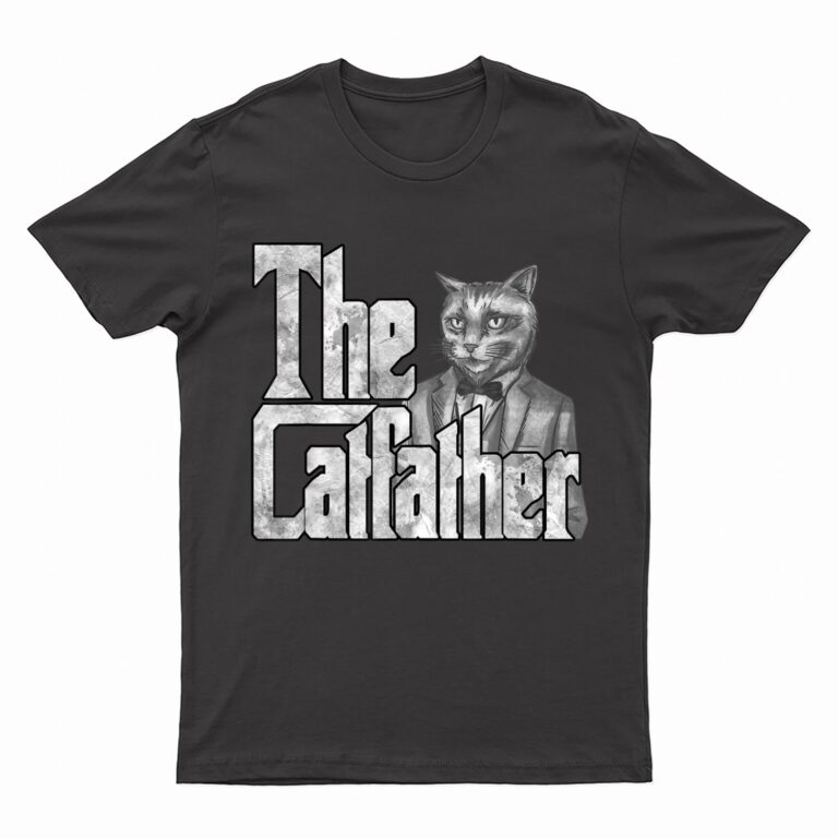 The Catfather Cat Father Mafia Father Cat T-Shirt