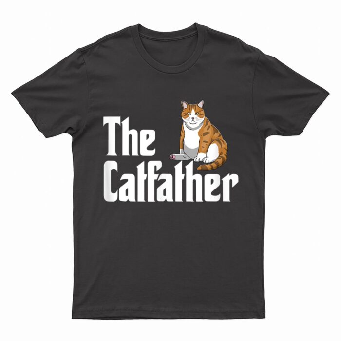 funny catfather shirt Funny Meow Cat for Dad Lover T-Shirt